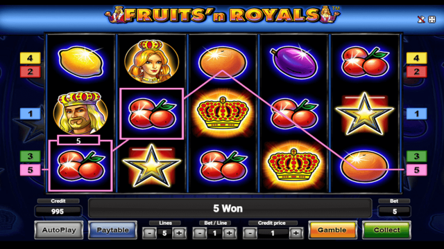 Бонусная игра Fruits And Royals 8