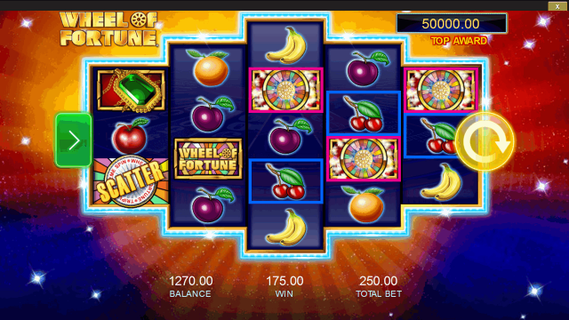 Игровой интерфейс Wheel Of Fortune: Triple Extreme Spin 5