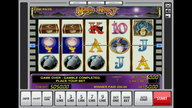 Игровой интерфейс Magic Money 10