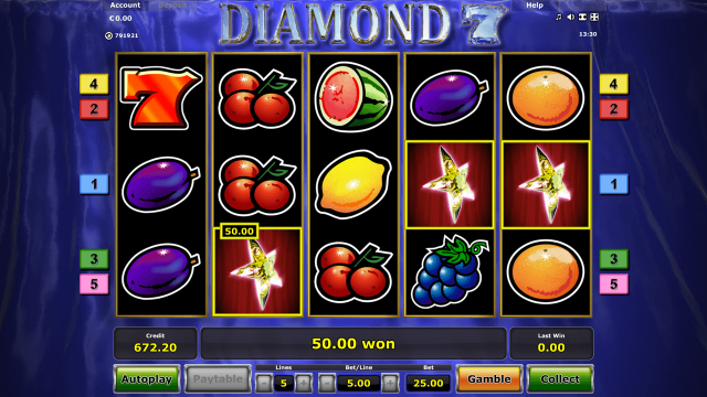 Бонусная игра Diamond 7 8