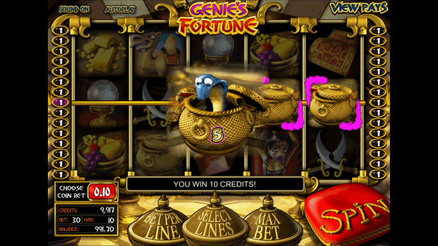 Характеристики слота Genie's Fortune 2