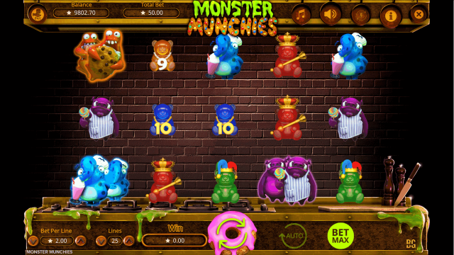 Игровой интерфейс Monster Munchies 6