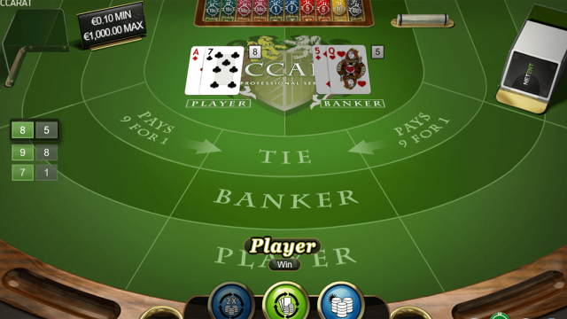 Бонусная игра Baccarat Pro Series Table Game 3