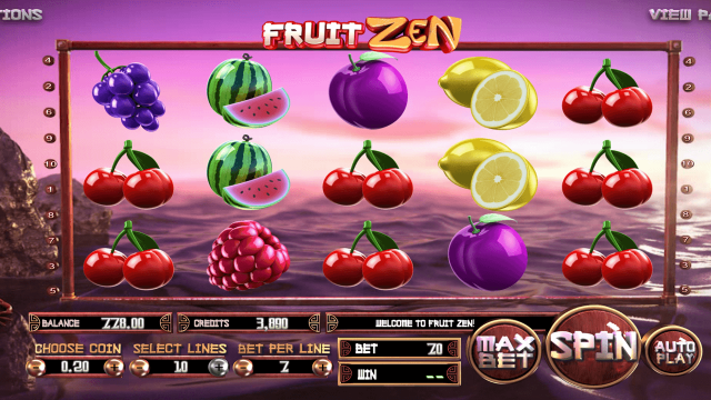 Бонусная игра Fruit Zen 9